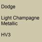 Preview: Dodge, Light Champagne Metallic, HV3.